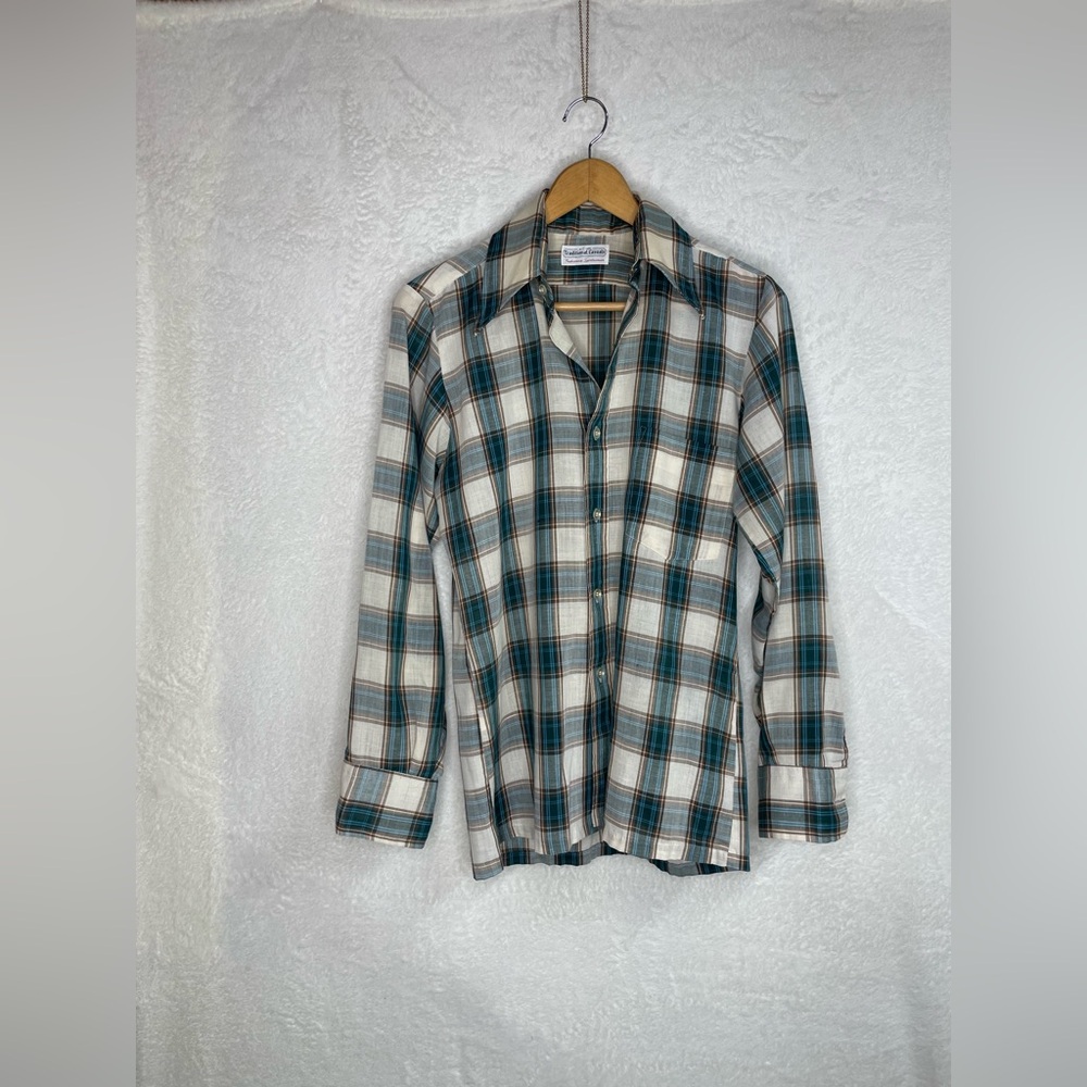 Vintage plaid 70s shirt
